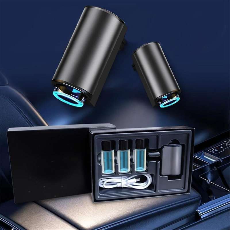 Smart Car Air Freshener 3 Levels Portable Smart Car Air Freshener, Inteligente Car with 3Pcs Empty