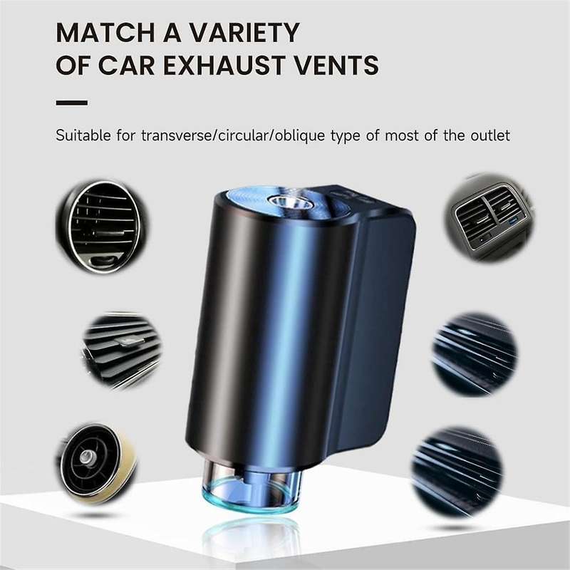 Smart Car Air Freshener Portable Smart Car Air Freshener, Inteligent Car Aroma with 1Pcs Empty Bottl