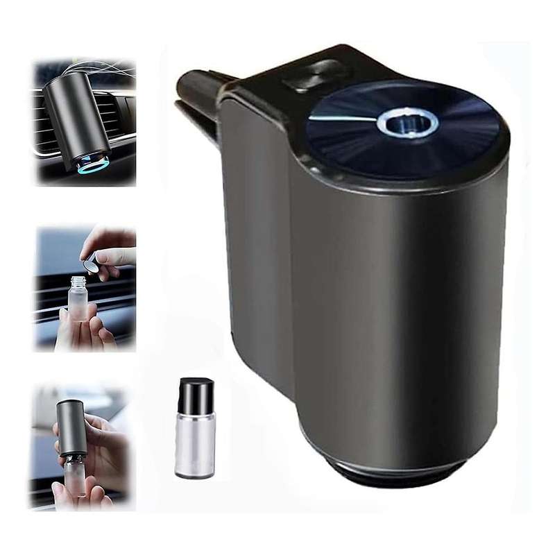 Smart Car Air Freshener Portable Smart Car Air Freshener, Inteligent Car Aroma with 1Pcs Empty Bottl