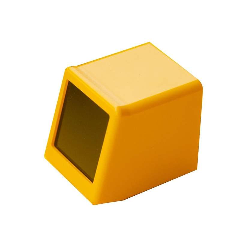 Smart Desktop LED LCD Digital WiFi Clock Electronic Thermometer Hygrometer Sensor Outdoor(Yellow)