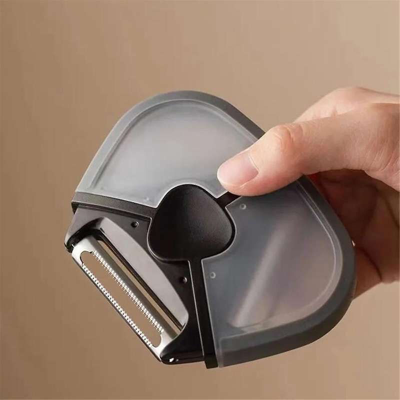 Smart Gadgets 3-in-1 Mini Vegetable Slicer for Kitchen, Multifunctional Fruit Peelers with Stainless