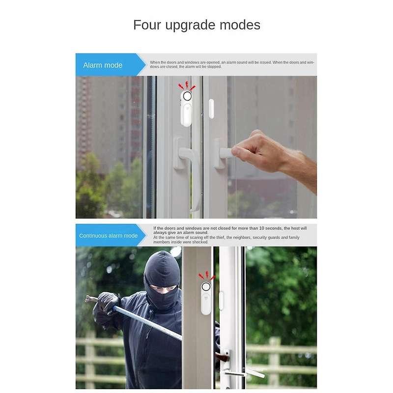 Smart Door Window Sensor Smart Home Door Detectors Door and Window Burglar Alarms Door Open Alarm