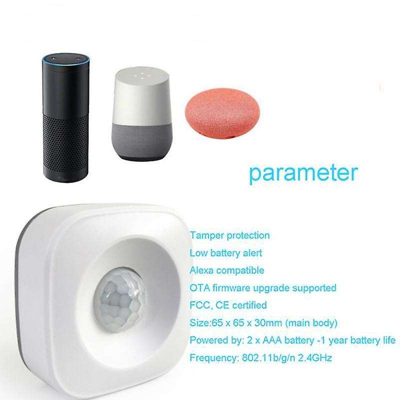 Smart Home WiFi PIR Motion Sensor Tuya / Smart Life APP Control Wireless Infrared Security Burglar A