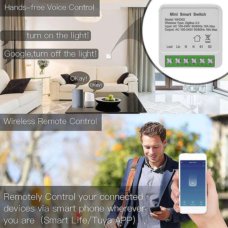 Smart Home Switch Tuya Smart Zigbee Wireless Switch Yandex Voice Control Automation Modules Google