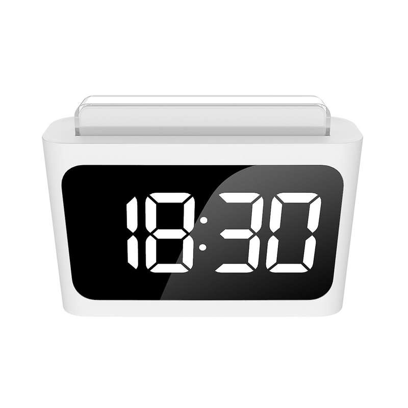 Smart Induction Sensor LED Clock,Night Light Home Alarm Clock Lamp Desk Wall Clocks for Bedrooms Liv