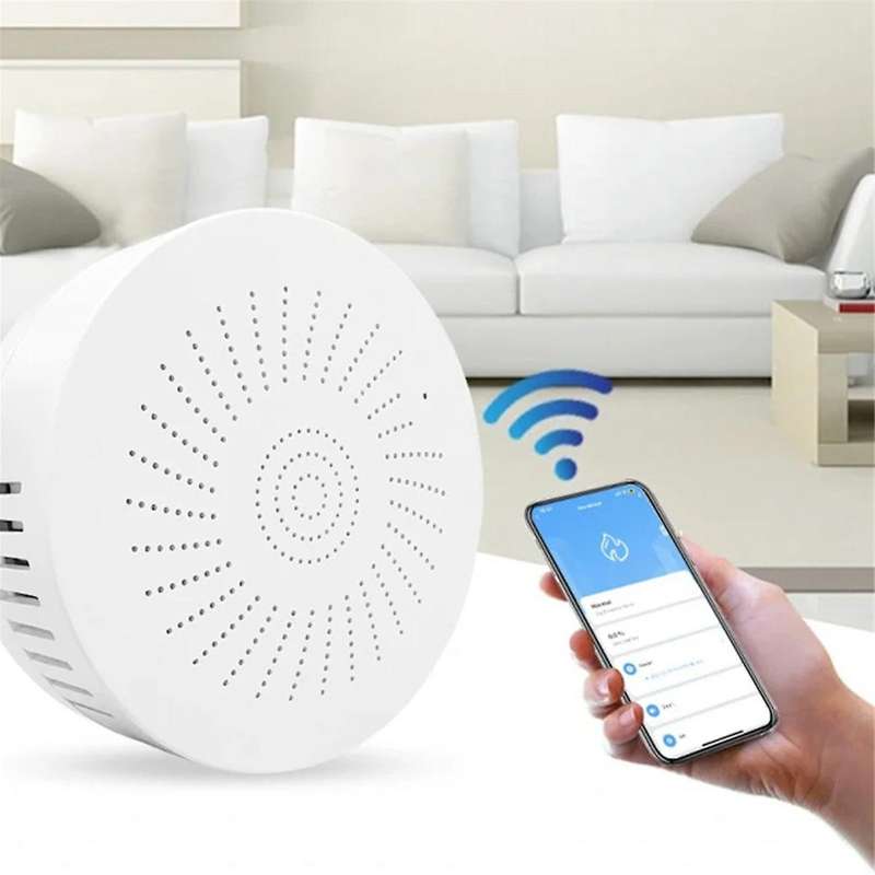 Smart Home Wireless WiFi Combustible Gas Detector Smart Life APP Remote Alarm 85DB Security Protecti