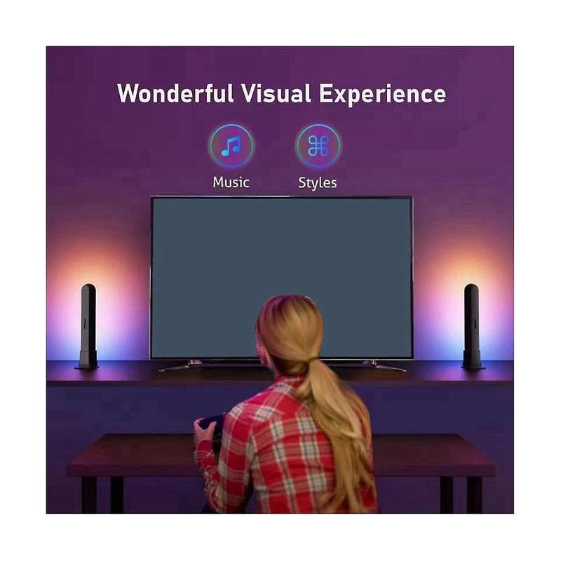 Smart Led Light with Us Plug Bar Rgb Atmosphere Light Music Synchronization Multiple Modes Tv Wall