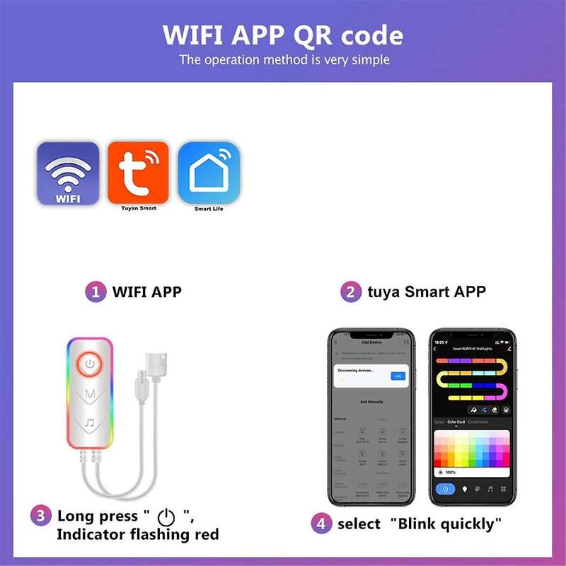Smart Rgb Diy Led Atmosphere Lights Bluetooth Triangle Wall Light App Music Sync Game Room Tv Bedroo