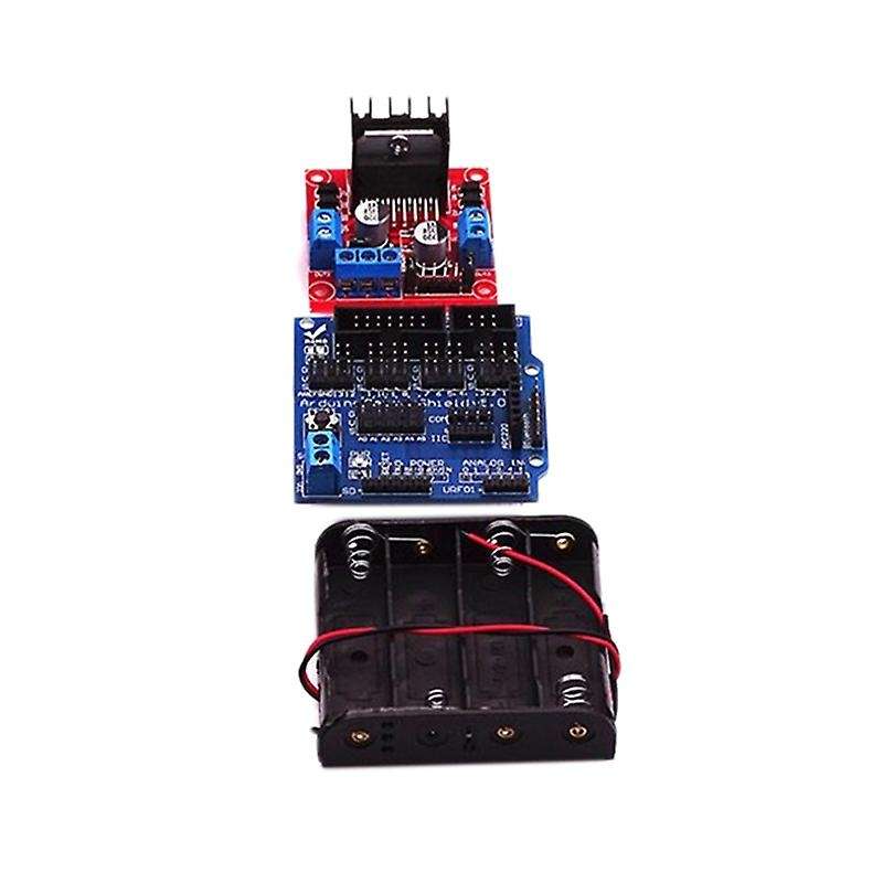 Smart Robot Car Chassis Kit Speed Encoder Battery Box 4WD Ultrasonic Module for Kit