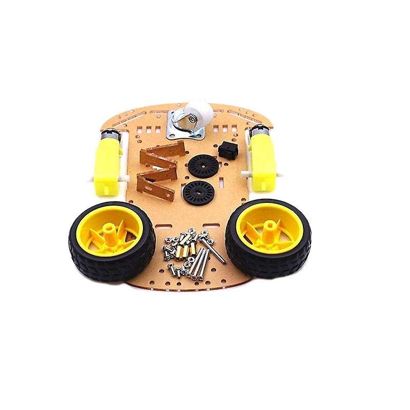 Smart Robot Car Chassis Kit Speed Encoder Battery Box 4WD Ultrasonic Module for Kit