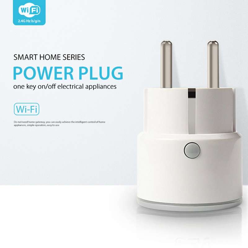 Smart Socket WIFI Switch Wireless 10A European Socket for Alexa Home Voice Control EU Plug