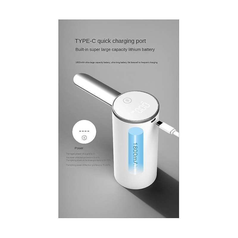 Smart Water Dispenser Electric Water Bottles Pump Household Usb Foldable Barreled Water Suction Dev
