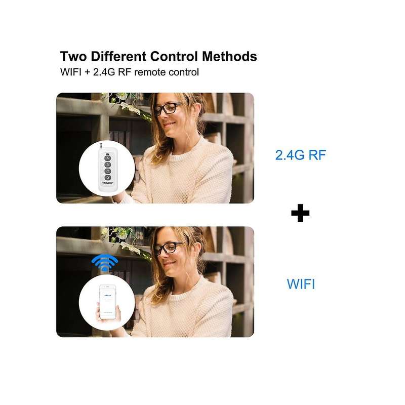 Smart WiFi Bluetooth Switch Relay Module+Remote 7-32V on Off Controller 4CH 2.4G WiFi Remote for Ale