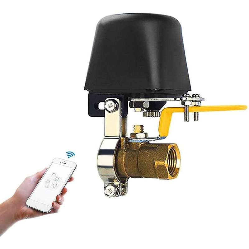 Smart WIFI Gas Water Valve Control Home Automation System Compatible with Alexa APP-EU Plug