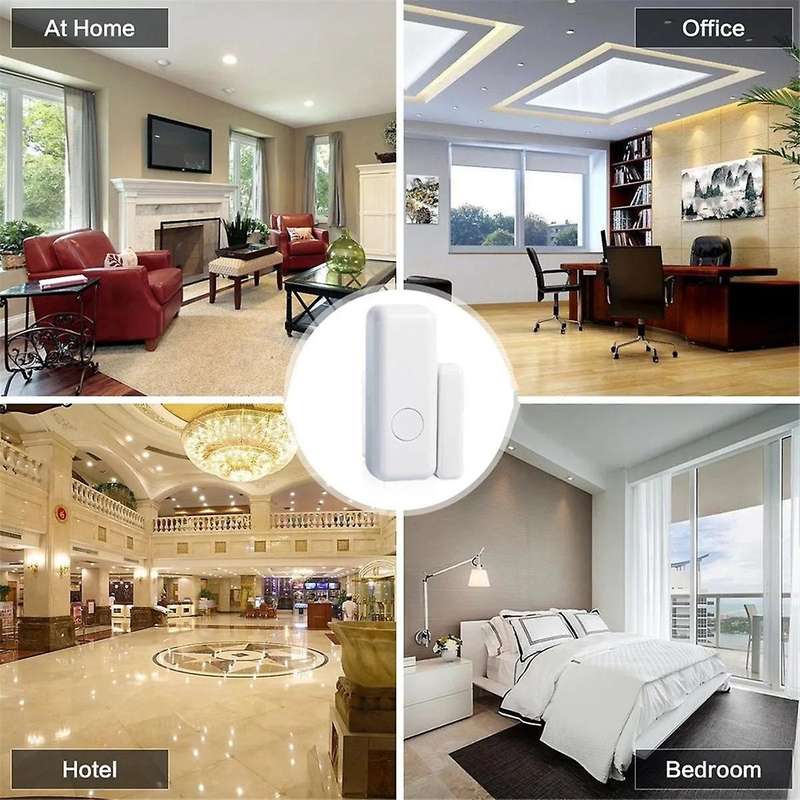 Smart Window and Door Sensor Door Sensor Detector 433mhz Door and Window Alarm ,for Home Hotel