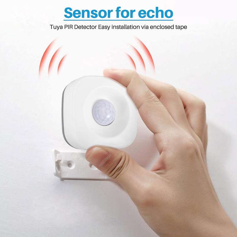 Smart Zigbee Pir Motion Sensor Support Tuya Smart Life App Ifttt for Amazon 2nd Plus Work with Tuya