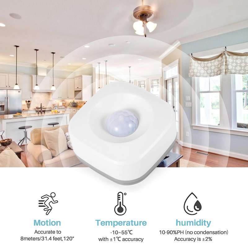 Smart Zigbee Pir Motion Sensor Support Tuya Smart Life App Ifttt for Amazon 2nd Plus Work with Tuya