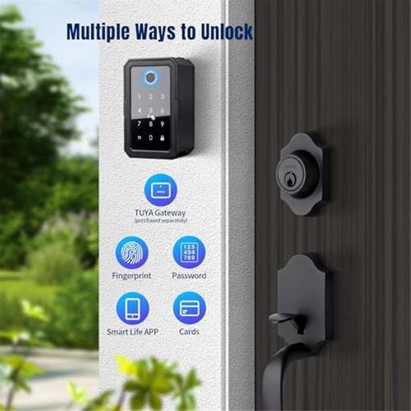 Smartkey Lock Box, Home Key Wireless Smartlock Box, Electronic Key Box App Digital Code Bluetooth Ke