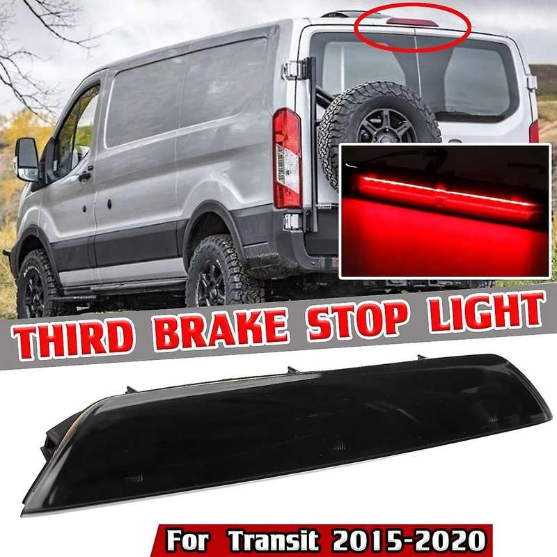 Smoke Car 3Rd Rear Third Brake Light Lamp Stop Light High Mount Lamp for Transit 2015-2020 BK3Z13466