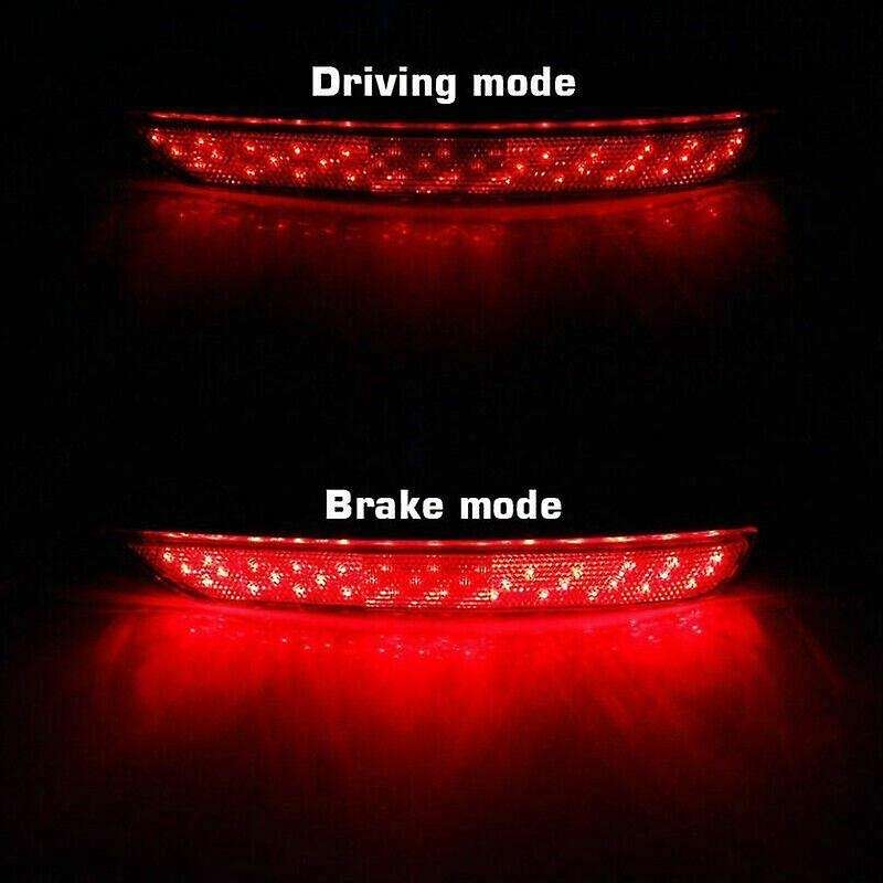 Smoke Lens Reflector Bumper Brake Lights for 09-18