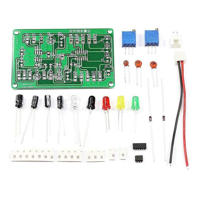 Smd Infrared Reversing Radar Practice Soldering Kit Welding Training Board for Diy Ek1950