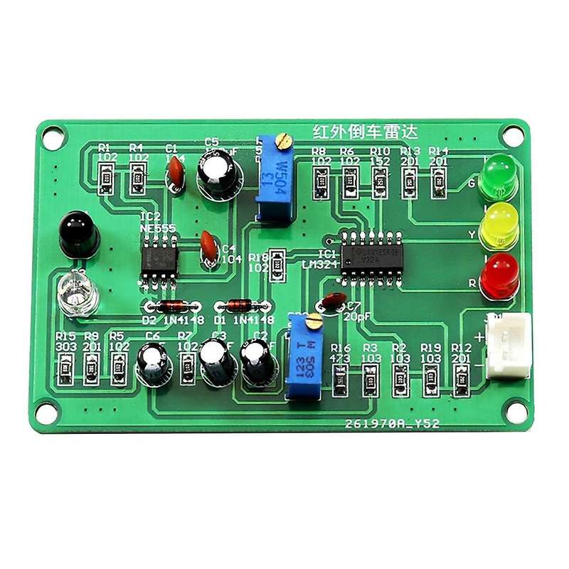 Smd Infrared Reversing Radar Practice Soldering Kit Welding Training Board for Diy Ek1950