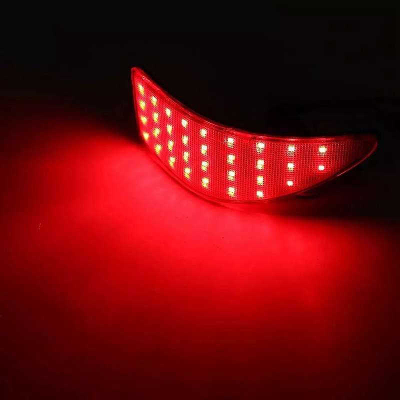 Smoked 2Pcs Car LED Tail Rear Bumper Reflector Light LED Fog Light Lamp LED Reflectors for IS250 IS3
