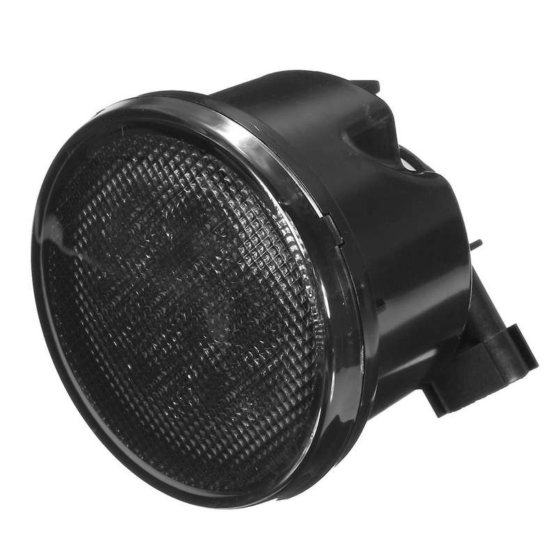 Smoked Amber / LED Front Grille Turn Signal Light Front Side Marker Light Assembly for Wrangler JK