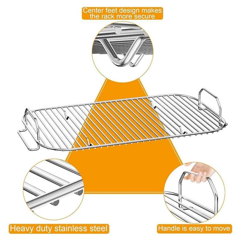 Smoke Rack for OG800 and OG900 Series,Stainless Steel Grill Roast Stand for XSKRSTRKXL Woodfire Smok