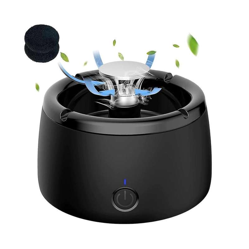 Smokeless Ashtray Indoor, Ashtrays for Smokers Rechargeable Ashtray for Car Indoor Outdoor Home Off