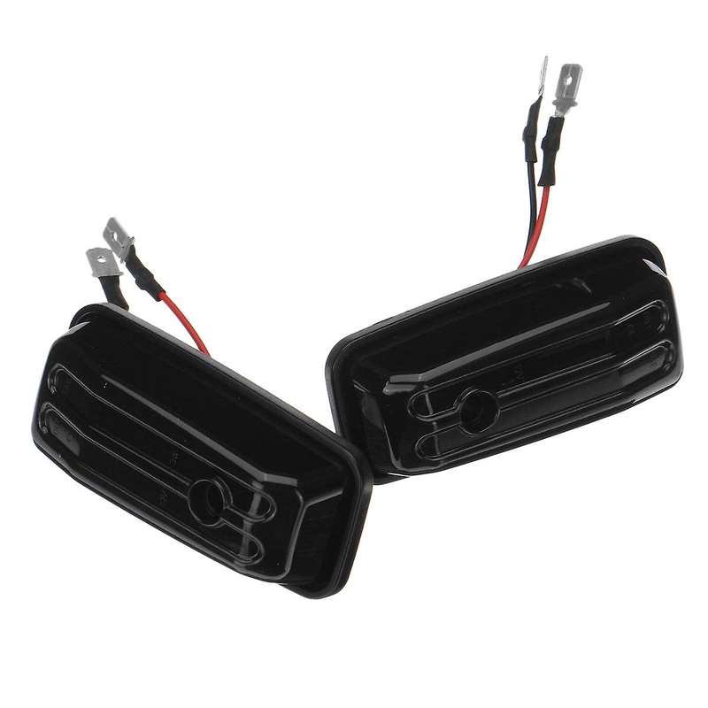 Smoked Dynamic LED Front Side Marker Lights for G-Class W463 W461 G500 G550 G55 G63 G65 Turn Signal