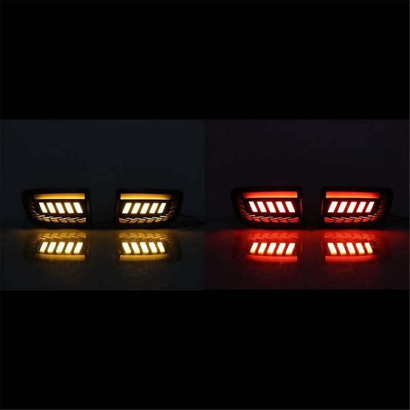 Smoky Black LED Rear Bumper Light for Prado 120 FJ120 LC120 J12 4Runner 2003-2009 Brake Turn Signal