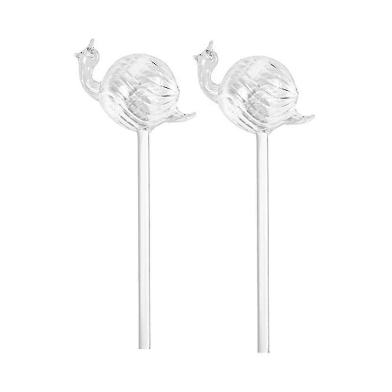 Snail Shape Glass Plant Flower Water Feeder Automatic Watering Automatic Drip Irrigation Device