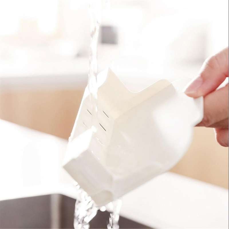 Soap Box Easy to Drain Wall Mounted Soap Dish Holder Cute Deer Horn Shape Seamless No Drilling Insta
