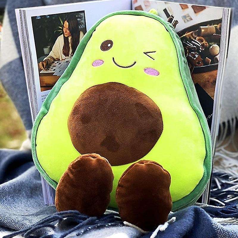 Snuggly Avocado Fruit Soft Plush Toy Hugging Pillow Gifts for Kids Boy and Christmas