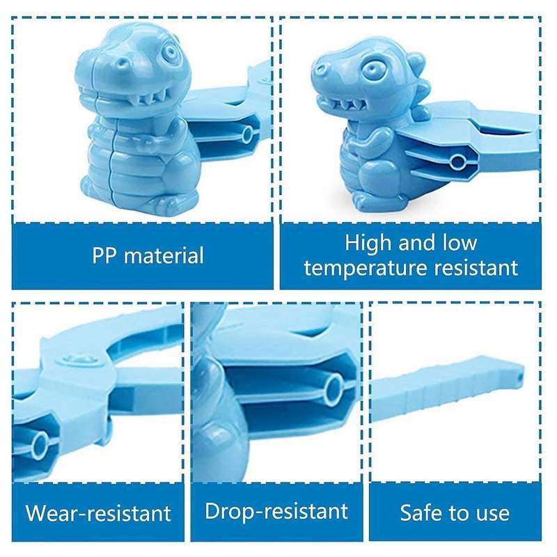 Snow Toys Kit 5 Pcs Tool Snow Toys Kids Winter Outdoor Toys Snow Ball Clip Snow Games for Kids and A