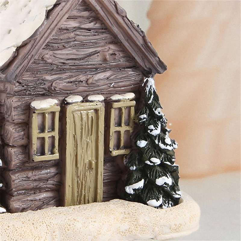 Snowy Winter Incense Cone Burner, Christmas Cabin Incense Burner, Incense Burner, Room Incense
