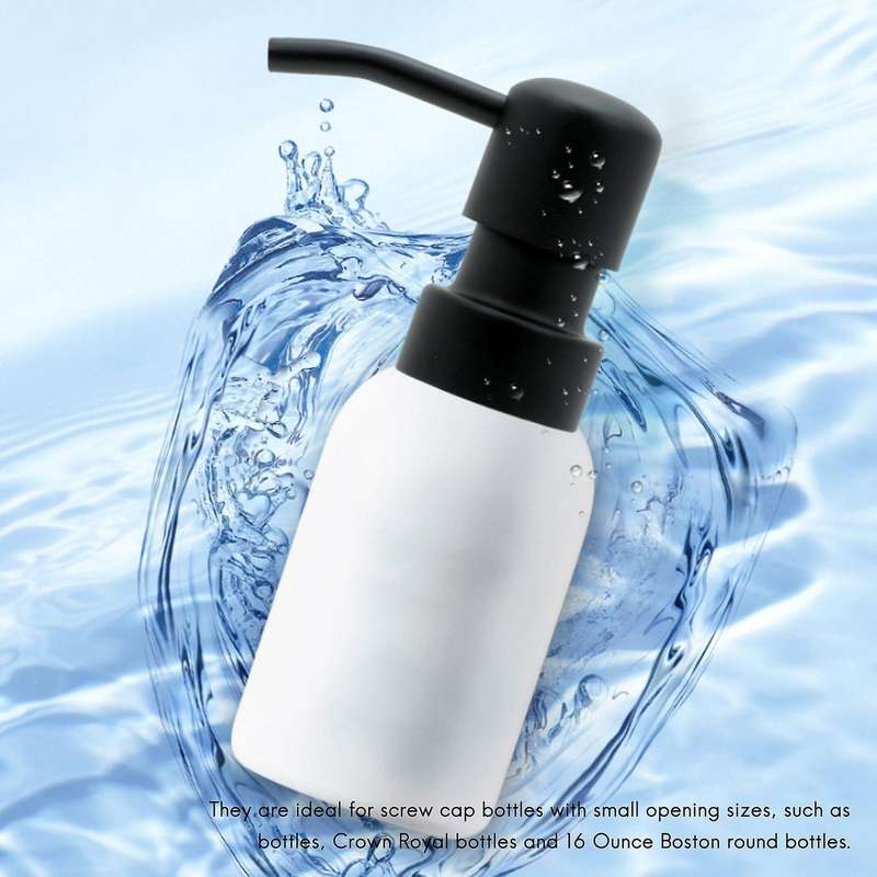 Soap Dispenser Replacement Pump,4pack Rust-proof Stainless Steel with Black Metal Coated Pumps Fit