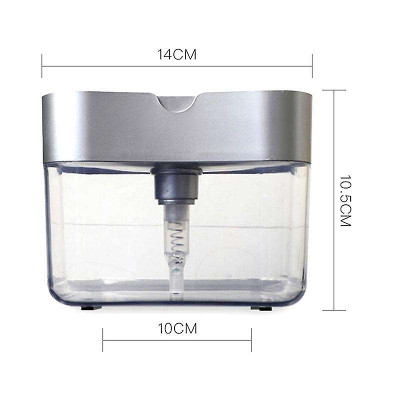 Soap Dispenser Pump Manual Press Cleaning Liquid Dispenser Container Manual Press Organizer Kitchen