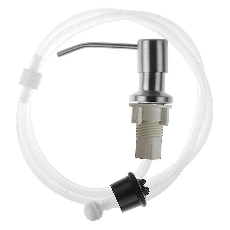 Soap Dispenser for Kitchen Sink and Tube Set, 47-inch Tube Is Directly Connected to Teh Soap Bottle