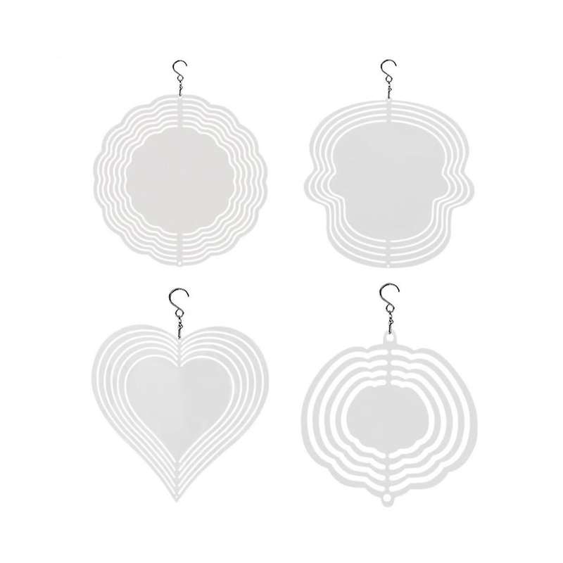Soccer Star Style Wind Power White Coated Aluminum Plate Double-sided Printing Heat Transfer Wind Ch
