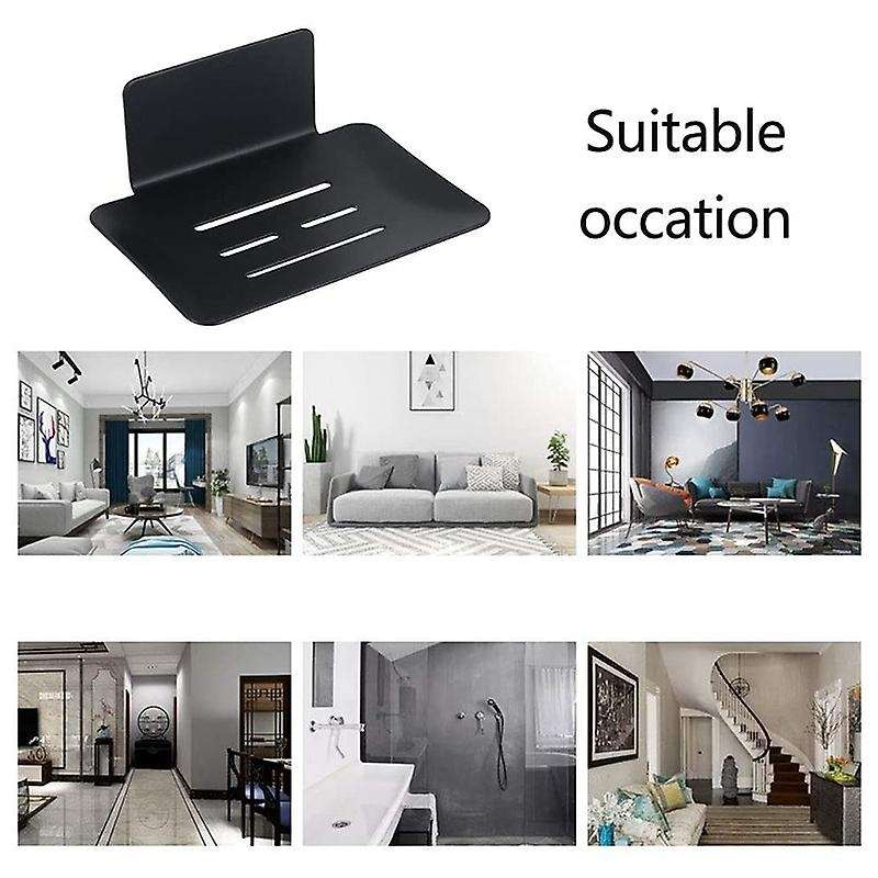 Soap Holder, Stainless Steel Soap Holder without Drilling, Wall Mounted Shower Soap Holder, Self-Adh