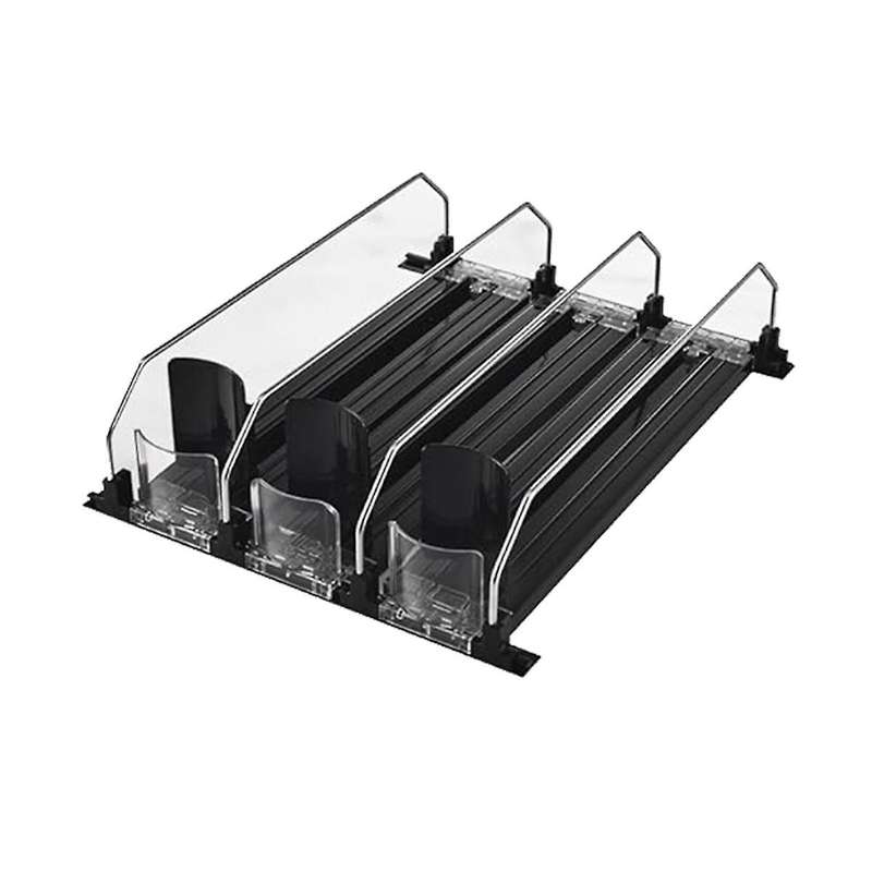 Soda Can Organizer for Refrigerator,Automatic Pusher Glide Drink Organizer for Fridge,Holds Up to 1