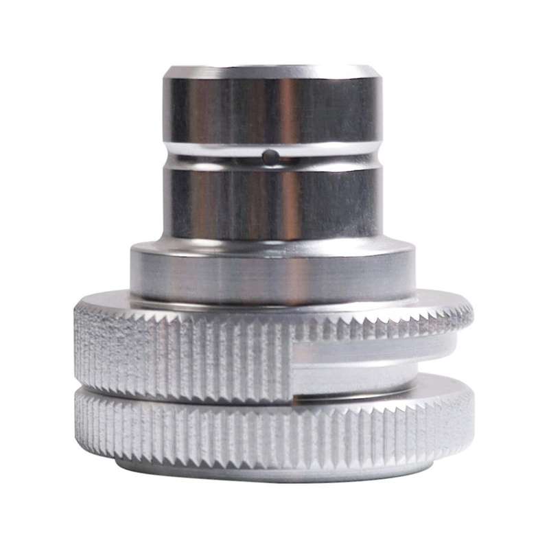Soda Cylinder Stream Thread Converts Adapter Match Cube Tank Female DUO/ART/ to Male Tr21-4 Silver