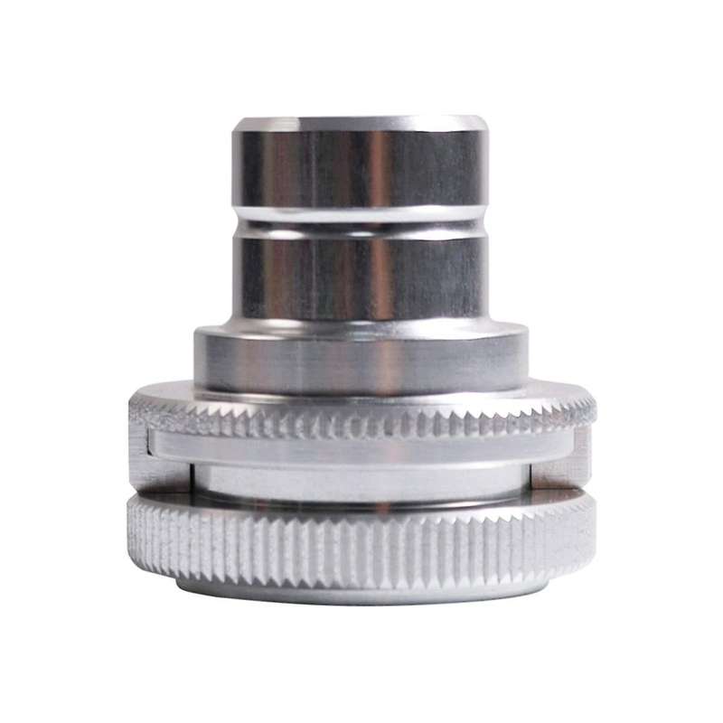 Soda Cylinder Stream Thread Converts Adapter Match Cube Tank Female DUO/ART/ to Male Tr21-4 Silver