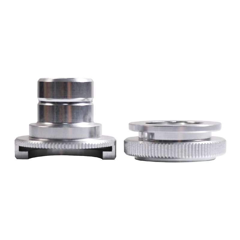 Soda Cylinder Stream Thread Converts Adapter Match Cube Tank Female DUO/ART/ to Male Tr21-4 Silver
