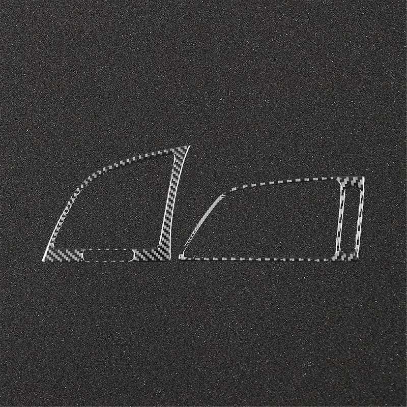 Soft Carbon Fiber for 2017 2018 2019 2020 Car Dashboard Side Air Outlet Panel Cover Trim Accessories