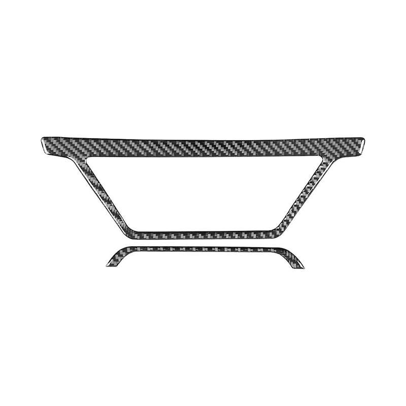 Soft Carbon Fiber for 2017 2018 2019 2020 Center Control A/C Air Conditioning Panel Trims Accessorie