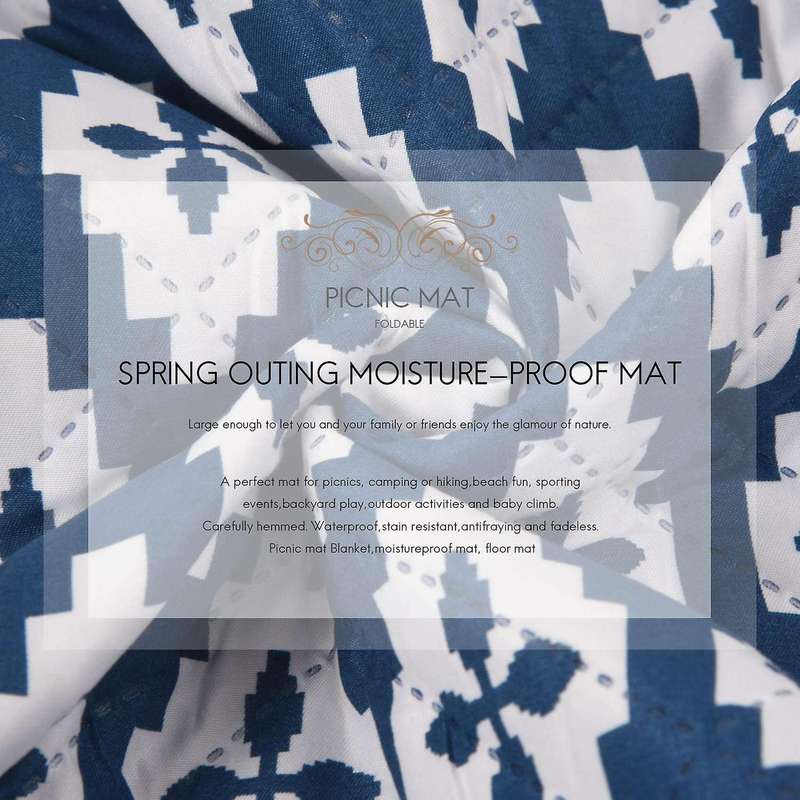 Soft Portable Camping Blanket Foldable Outdoor Picnic Sleeping Mat Waterproof Beach Blanket Tourist