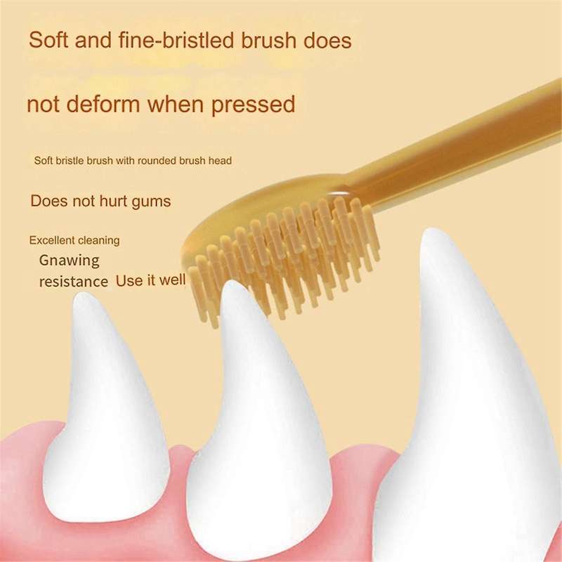 Soft Silicone Pet Dog Finger Toothbrush Pet Teeth Oral Cleaning Brush Pet Bad Breath Tartar Teeth Ca